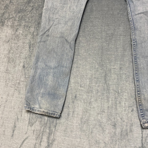 RSQ Seattle Skinny Tapered Jeans Mens 33x30 Blue Denim Cotton Stretch Distressed - Picture 16 of 16